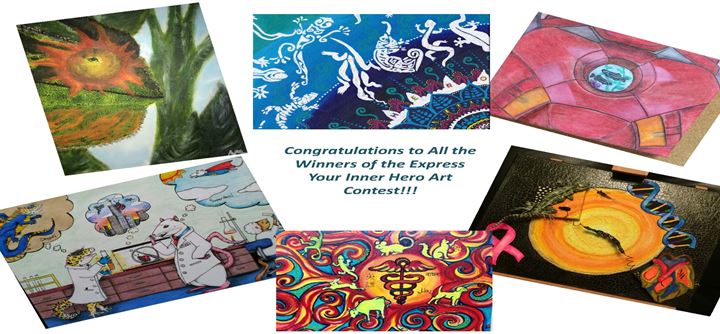 Congratulations to the Winners of the Express Your Inner Hero Art Contest!!!! 